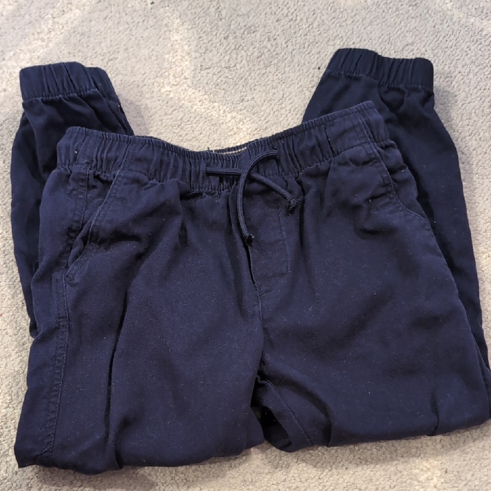 EUC H&M Blue Jogger Chinos - Boys 6